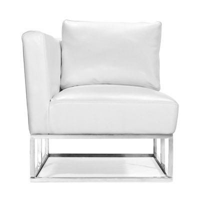 dCOR design Atom Right Facing Bi-cast Leather Bench