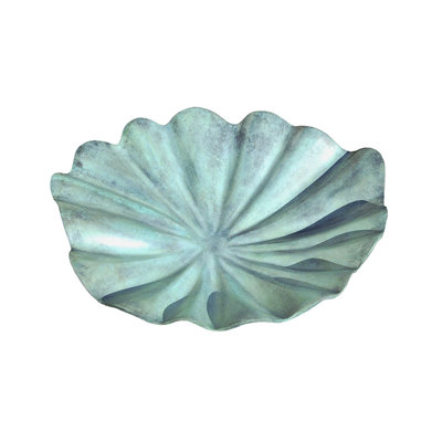 ACHLA Large Lily Leaf Birdbath