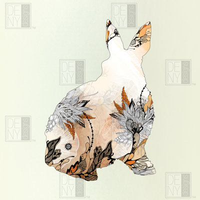 DENY Designs Iveta Abolina Little Rabbit Shower Curtain