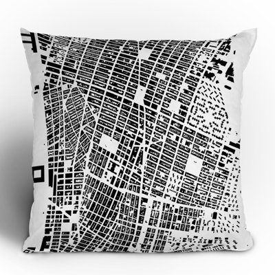DENY Designs CityFabric Inc Polyester NYC Indoor/Outdoor Throw Pillow