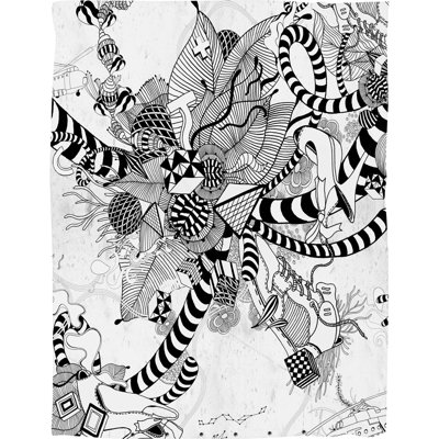 DENY Designs Iveta Abolina Black And White Play Duvet Cover Collection