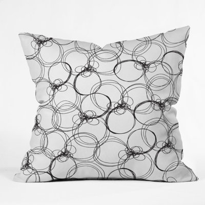DENY Designs Rachael Taylor Polyester Circles Indoor/Outdoor Throw Pillow