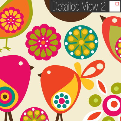 DENY Designs Valentina Ramos Little Birds Duvet Cover