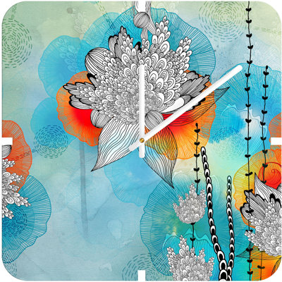 DENY Designs Iveta Abolina Coral Clock