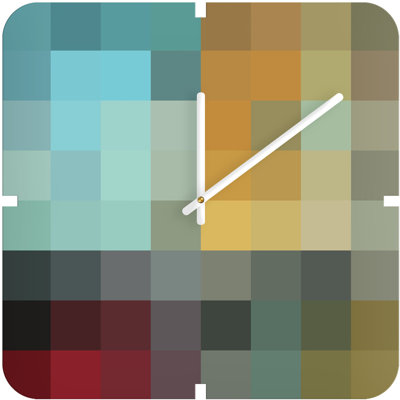 DENY Designs Madart Inc. Refreshing 2 Clock