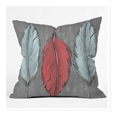 DENY Designs Wesley Bird Feathered Throw Pillow