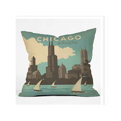 DENY Designs Anderson Design Group Chicago Throw Pillow