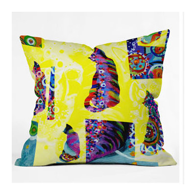 DENY Designs Randi Antonsen Cats 1 Throw Pillow