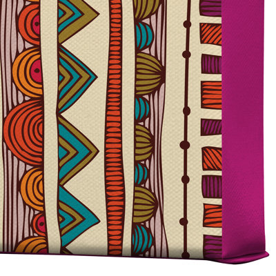 DENY Designs Valentina Ramos Ethnic Stripes Gallery Wrapped Canvas