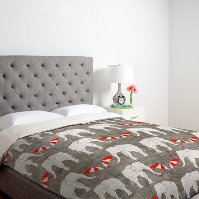 ... Designs Holli Zollinger Elephant and Umbrella Duvet Cover Collection
