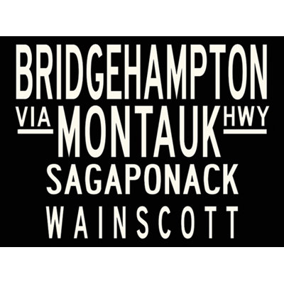 Uptown Artworks Hamptons Sign Art