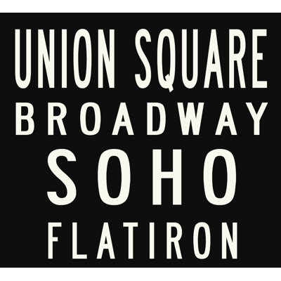 Uptown Artworks Union Square Sign Art