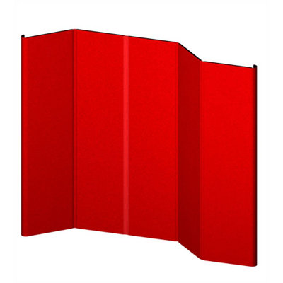 Orbus Inc. Hero H13 Full Height Exhibit Panel with Curved Edges