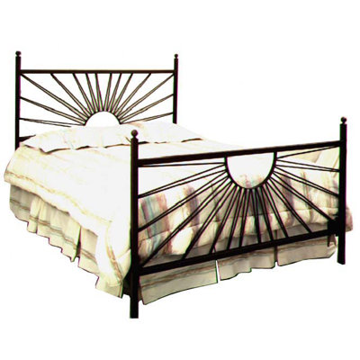 El Sol Wrought Iron Bed by Grace Collection -image