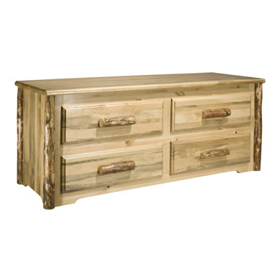 Glacier Country 4 Drawer Sitting Chest by Montana Woodworks® -image