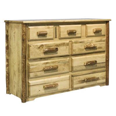 Glacier Country 9 Drawer Dresser by Montana Woodworks® -image