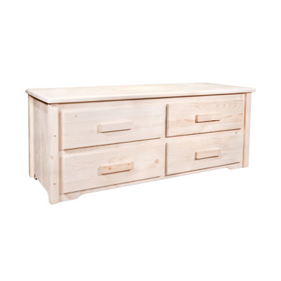 Homestead 4 Drawer Sitting Chest by Montana Woodworks® -image