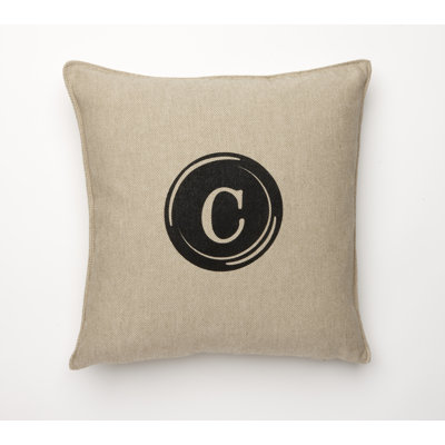 Corona Decor Fine Linen Typewriter Pillow