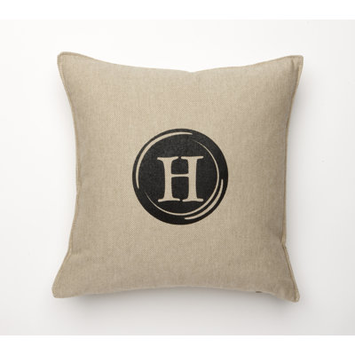 Corona Decor Fine Linen Typewriter Pillow