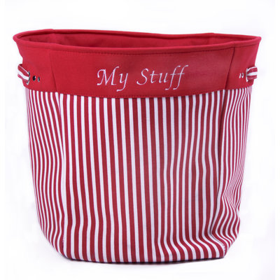 Kindergarten Plus "My Stuff" Striped Canvas Tote