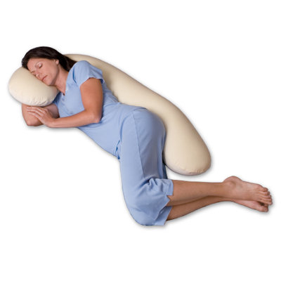 Snoozer Body Pillow DreamWeaver 500 Thread Count Ergonomic Body Pillow
