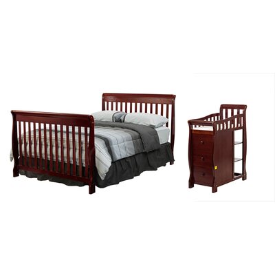 Dream On Me Brody 4-in-1 Convertible Crib and Changer