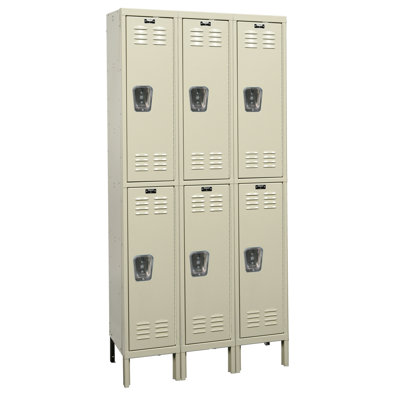 Hallowell Premium 3-Wide Double Tier Locker (Assembled)