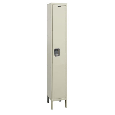 Hallowell Maintenance-Free Quiet Stock Lockers - Single Tier - 1 Section (Assembled)