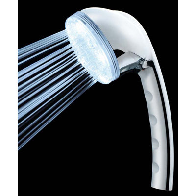 MagicShowerhead 5 Second Color Changing Handheld LED  Illuminated Shower Head