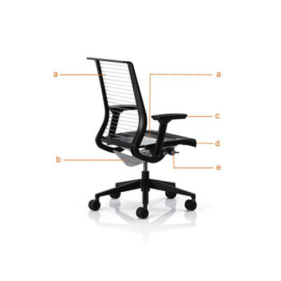 Steelcase Think Mid-Back Mesh Office Chair