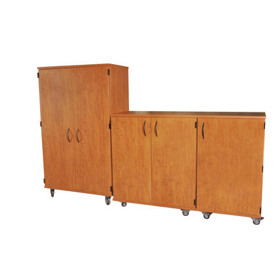 WB Manufacturing 48 Tote Casters Storage Unit
