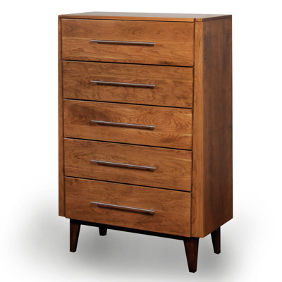 Green Bay Road 5 Drawer High Dresser by JS@home -image