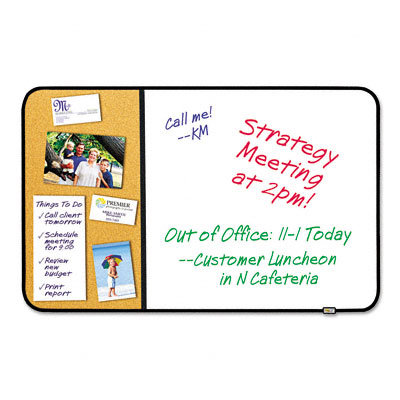 3M Post-It Self-Stick Cork Bulletin and Dry Erase Board