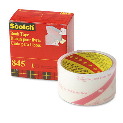 3M Book Repair Tape, 2" x 15 Yards, 3" Core                                                                                     