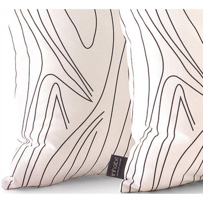 Inhabit Madera Throw Pillow in White