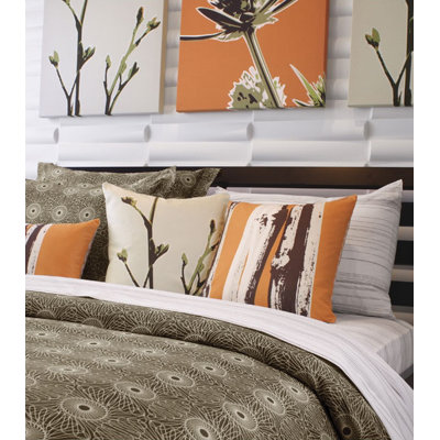 Inhabit Rhythm Cotton Bedding Collection in Chocolate