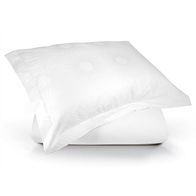 Inhabit Estrella Damask Woven Bedding Collection in Pure White
