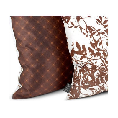 Inhabit Brush Throw Pillow in White