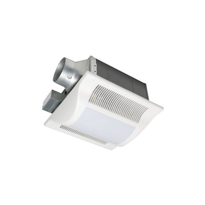 Bathroom   Light on Fans Whisper Fit Lit 2 Light 80 Cfm Bathroom Ventilation Fan Light Jpg