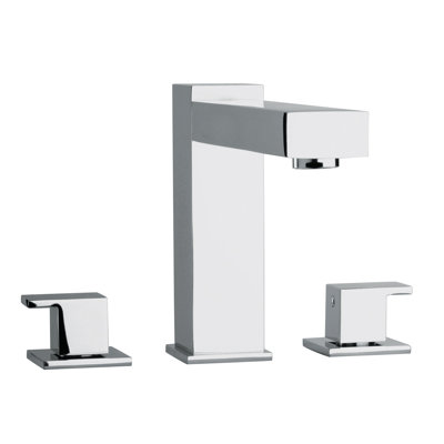 Jewel Faucets J12 Bath Series Two Lever Handle Roman Tub Faucet with Linear Matched Spout