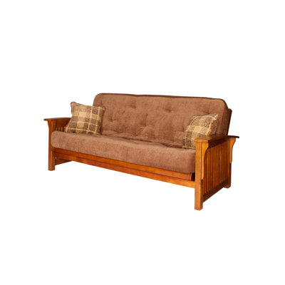 Big Tree Furniture Premium Hardwood Series Hasting Futon Frame and Mattress