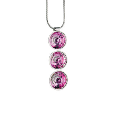 Preciosa Livia Metal Snake Chain Crystal Pendant