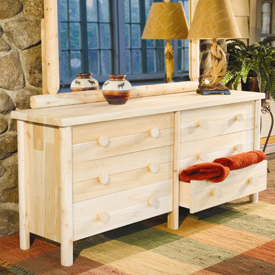 6 Drawer Dresser by Rustic Natural Cedar Furniture -image