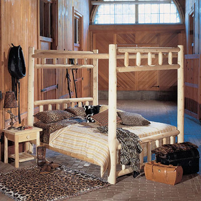 Click To Image : Canopy Four Poster Bedroom Collection by Rustic Natural Cedar Furniture Now