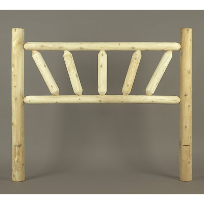Sunburst Headboard by Rustic Natural Cedar Furniture -image