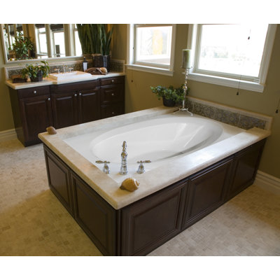 Hydro Systems Designer Ovation 72" W X 42" D Air Bath Tub with Thermal System