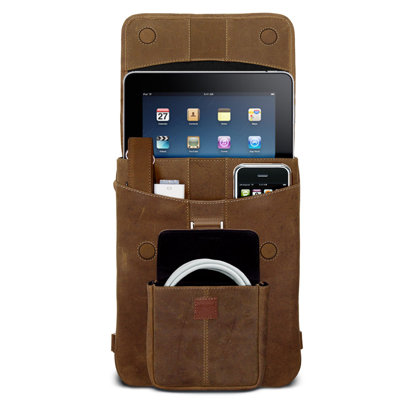 MacCase Premium Leather iPad Flight Jacket with Backpack Option in Vinatge