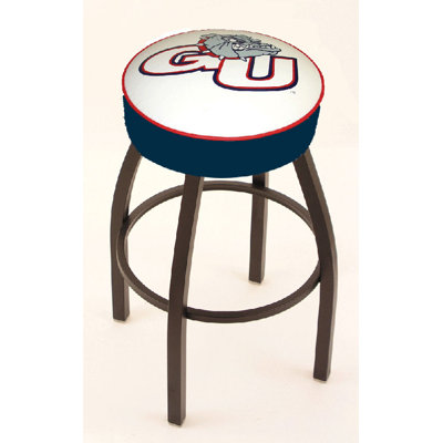 Holland Bar Stool NCAA Single Ring Swivel Barstool with Black Base 