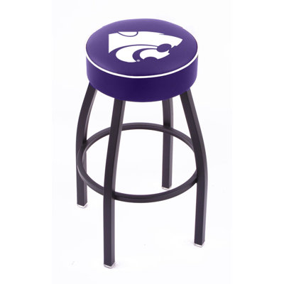 Holland Bar Stool NCAA Single Ring Swivel Barstool with Black Base 