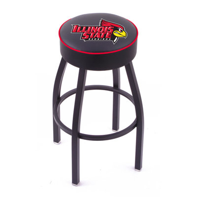 Holland Bar Stool NCAA Single Ring Swivel Barstool with Black Base 